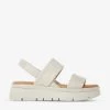 DUNE Location Padded Leather Flatform Sandals For Womens Ecru-leather -Dune London Sales Store unnamed file 10