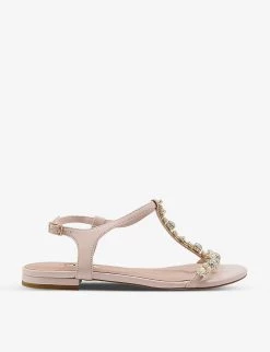 DUNE Nasa Star-embellished Leather Sandals For Womens Ecru-leather -Dune London Sales Store unnamed file 1021
