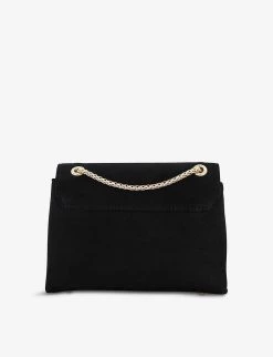 DUNE Bondi Mini Raffia Shoulder Bag For Womens Black-fabric -Dune London Sales Store unnamed file 1024