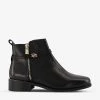 DUNE Pap Leather Ankle Boots For Womens Black-leather -Dune London Sales Store unnamed file 1035