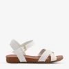 DUNE Landie Cross-strap Leather Sandals For Womens White-leather -Dune London Sales Store unnamed file 107