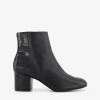 DUNE Oleah Leather Ankle Boots For Womens Black-leather -Dune London Sales Store unnamed file 1082