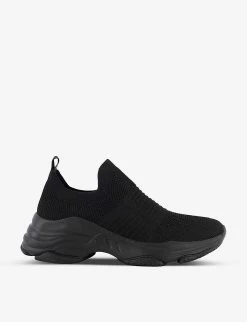 DUNE Evoke Knit Mesh Trainers For Womens Black-fabric -Dune London Sales Store unnamed file 116