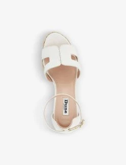 DUNE Koupe Open-toe Espadrille Leather Wedge Sandals For Womens White-leather 10 DUNE Koupe Open-toe Espadrille Leather Wedge Sandals For Womens White-leather -Dune London Sales Store unnamed file 1171