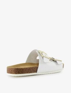 DUNE Lexington Double-strap Leather Sandals For Womens White-leather -Dune London Sales Store unnamed file 1186