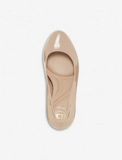 DUNE Annabella Patent-leather Espadrille Wedge Sandals For Womens Nude-patent Synthetic -Dune London Sales Store unnamed file 1216