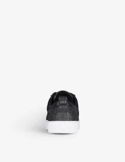 DUNE Estee Snake-print Faux-leather Trainers For Womens Black-synthetic -Dune London Sales Store unnamed file 1221