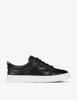 DUNE Estee Snake-print Faux-leather Trainers For Womens Black-synthetic -Dune London Sales Store unnamed file 1222