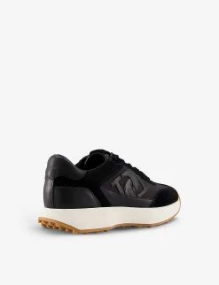 DUNE Embossed Chunky Leather Trainers For Womens Black-leather Mix -Dune London Sales Store unnamed file 1231