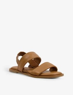 DUNE Laude Leather Sandals For Womens Camel-leather -Dune London Sales Store unnamed file 1235