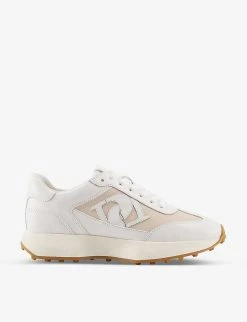 DUNE Embossed Logo-embossed Leather Trainers For Womens Ecru-leather -Dune London Sales Store unnamed file 1242