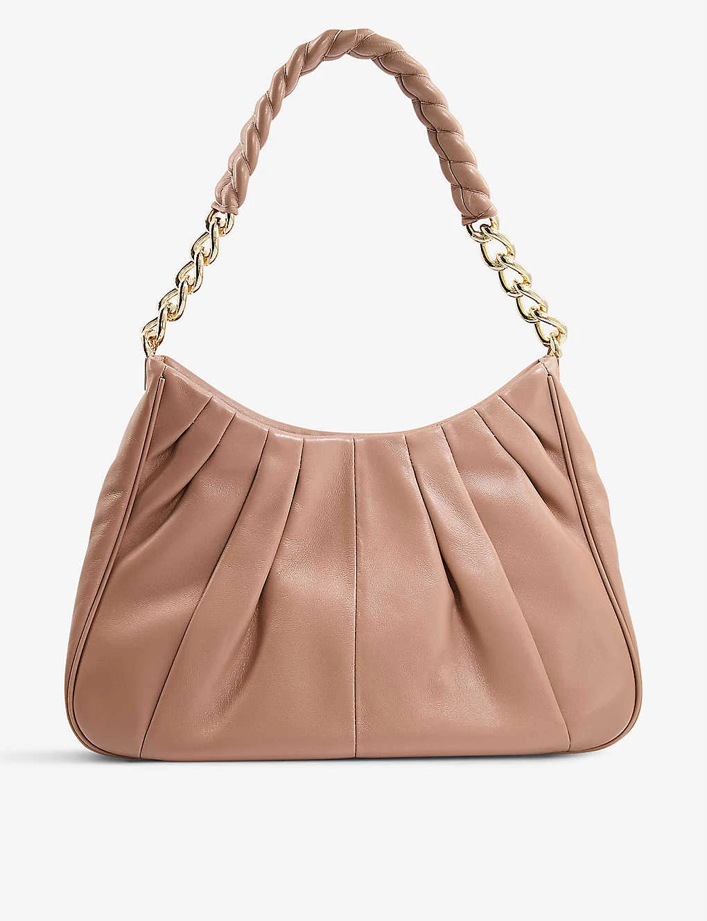 DUNE Dukes Chain-strap Leather Shoulder Bag For Womens Caramel-leather 3 DUNE Dukes Chain-strap Leather Shoulder Bag For Womens Caramel-leather