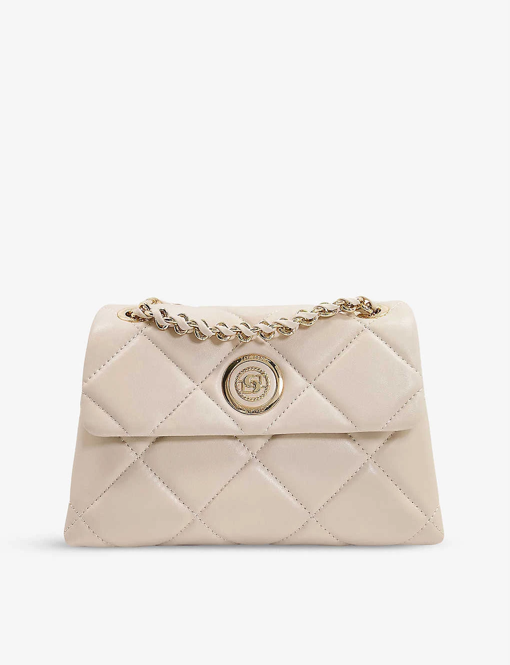DUNE Duchess Medium Quilted-leather Shoulder Bag For Womens Cream-leather 6 DUNE Duchess Medium Quilted-leather Shoulder Bag For Womens Cream-leather - Image 4