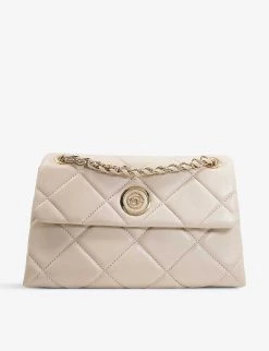 DUNE Duchess Large Quilted-leather Shoulder Bag For Womens Cream-leather -Dune London Sales Store unnamed file 1352
