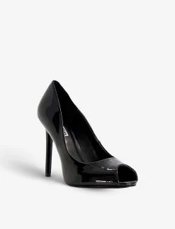 DUNE Capella Peep-toe Patent Faux-leather Courts For Womens Black-synthetic Patent -Dune London Sales Store unnamed file 1371