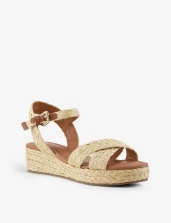 DUNE Linnie Braided Jute Flatform Sandals For Womens Natural-synthetic -Dune London Sales Store unnamed file 139