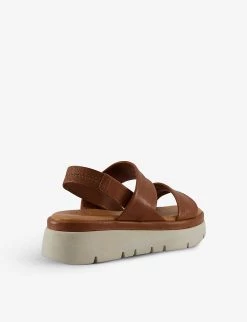 DUNE Location Flatform Leather Sandals For Womens Tan-leather -Dune London Sales Store unnamed file 1397