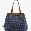 DUNE Denton Large Woven Tote Bag For Womens Blue-denim Fabric 2 DUNE Denton Large Woven Tote Bag For Womens Blue-denim Fabric -Dune London Sales Store unnamed file 1421