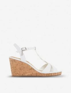 DUNE Koala Leather Wedge Sandals For Womens White-leather 10 DUNE Koala Leather Wedge Sandals For Womens White-leather -Dune London Sales Store unnamed file 1429