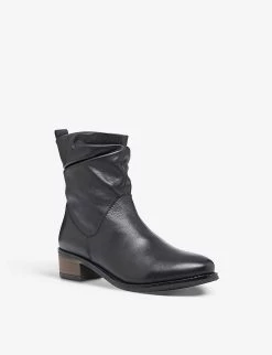 DUNE Pagers Block-heel Leather Ankle Boots For Womens Black-leather 9 DUNE Pagers Block-heel Leather Ankle Boots For Womens Black-leather -Dune London Sales Store unnamed file 1433