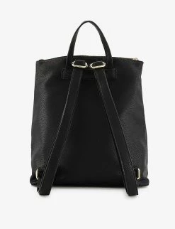 DUNE Dartmoor Coin-purse Faux Leather Backpack For Womens Black-plain Synthetic -Dune London Sales Store unnamed file 1467