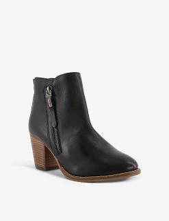 DUNE Paice Leather Ankle Boots For Womens Black-leather -Dune London Sales Store unnamed file 1476