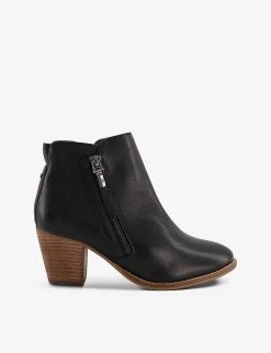 DUNE Paice Leather Ankle Boots For Womens Black-leather -Dune London Sales Store unnamed file 1478