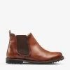 DUNE Pedal Faux Shearling-lined Leather Chelsea Boots For Womens Tan-leather -Dune London Sales Store unnamed file 1507