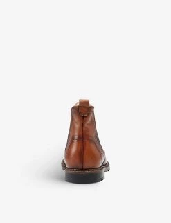 DUNE Pedal Faux Shearling-lined Leather Chelsea Boots For Womens Tan-leather -Dune London Sales Store unnamed file 1510