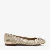 DUNE Hartleys Bow-embellished Leather Ballerina Flats For Womens Gold-leather -Dune London Sales Store unnamed file 1532