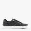 DUNE Excited Quilted-leather Low-top Trainers For Womens Black-leather -Dune London Sales Store unnamed file 1547
