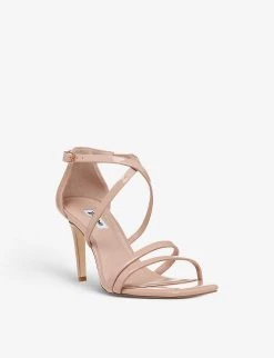 DUNE Musical Heeled Faux-leather Sandals For Womens Blush-patent 9 DUNE Musical Heeled Faux-leather Sandals For Womens Blush-patent -Dune London Sales Store unnamed file 1558