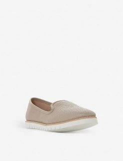 DUNE Galleon Reptile-effect Leather Loafers For Womens Grey-leather -Dune London Sales Store unnamed file 1593