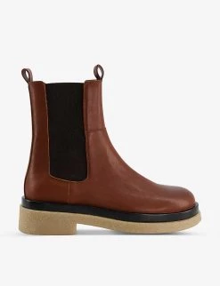 DUNE Puro Crepe-soled Leather Chelsea Boots For Womens Tan-leather -Dune London Sales Store unnamed file 1606