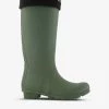DUNE Fleece-trimmed Logo-patch Knee-high Wellington Boots For Womens Green-synthetic 2 DUNE Fleece-trimmed Logo-patch Knee-high Wellington Boots For Womens Green-synthetic -Dune London Sales Store unnamed file 1607
