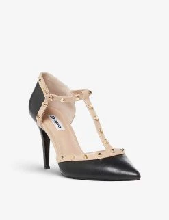 DUNE Cliopatra Studded Leather Court Shoes For Womens Black-synthetic -Dune London Sales Store unnamed file 1619