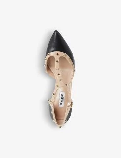 DUNE Cliopatra Studded Leather Court Shoes For Womens Black-synthetic -Dune London Sales Store unnamed file 1620