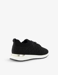 DUNE Envision Quilted Knitted Trainers For Womens Black-fabric -Dune London Sales Store unnamed file 1655