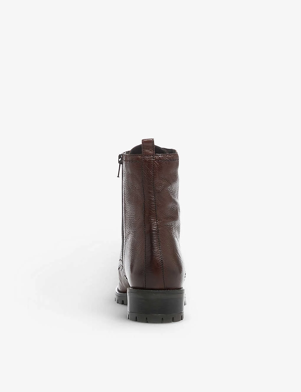 DUNE Prestone Lace-up Leather Boots For Womens Brown-leather 6 DUNE Prestone Lace-up Leather Boots For Womens Brown-leather - Image 4