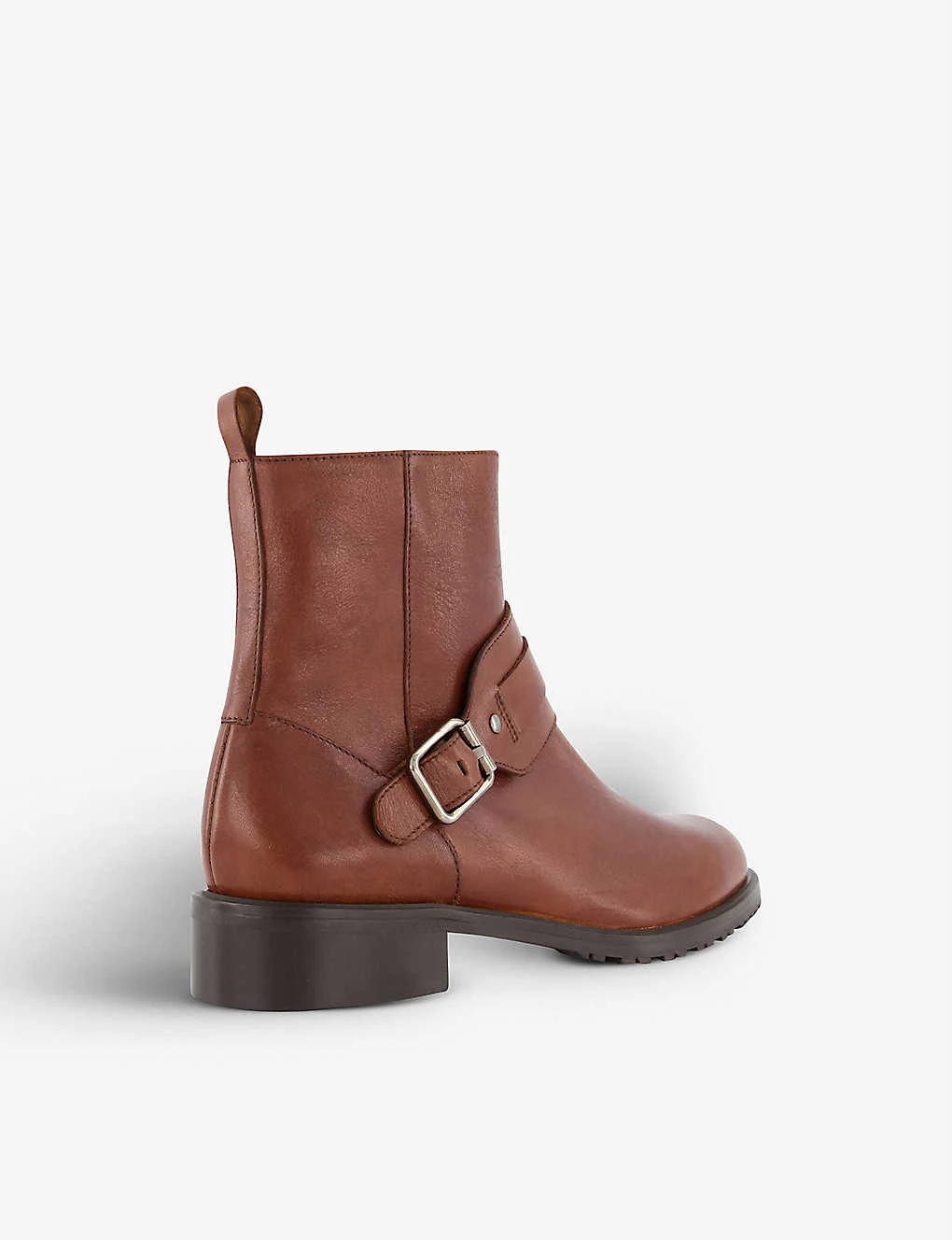 DUNE Peptide Buckle-detail Leather Ankle Boots For Womens Chestnut-leather 6 DUNE Peptide Buckle-detail Leather Ankle Boots For Womens Chestnut-leather - Image 4