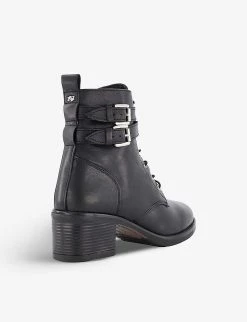 DUNE Paxan Lace-up Heeled Leather Boots For Womens Black-leather 8 DUNE Paxan Lace-up Heeled Leather Boots For Womens Black-leather -Dune London Sales Store unnamed file 1673