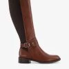 DUNE Treasury Buckle-strap Knee-high Leather Riding Boots For Womens Chestnut-leather 1 DUNE Treasury Buckle-strap Knee-high Leather Riding Boots For Womens Chestnut-leather -Dune London Sales Store unnamed file 1692