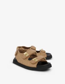 DUNE Lockstockk Double-strap Leather Sandals For Womens Camel-leather 9 DUNE Lockstockk Double-strap Leather Sandals For Womens Camel-leather -Dune London Sales Store unnamed file 1704