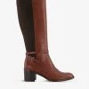 DUNE Taxie Knee-high Heeled Leather Boots For Womens Chestnut-leather 1 DUNE Taxie Knee-high Heeled Leather Boots For Womens Chestnut-leather -Dune London Sales Store unnamed file 1707