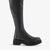 DUNE Tyren Chunky-soled Knee-high Stretch Leather Boots For Womens Black-leather -Dune London Sales Store unnamed file 1732