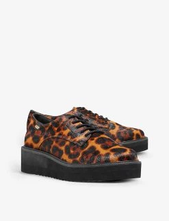 DUNE Falon Leopard-print Flatform Shoes For Womens Leopard-print Leather -Dune London Sales Store unnamed file 1759