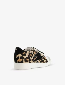 DUNE Energise Printed Ponyhair Leather Low-top Trainers For Womens Leopard-print Leather 10 DUNE Energise Printed Ponyhair Leather Low-top Trainers For Womens Leopard-print Leather -Dune London Sales Store unnamed file 1770