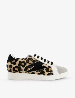 DUNE Energise Printed Ponyhair Leather Low-top Trainers For Womens Leopard-print Leather 11 DUNE Energise Printed Ponyhair Leather Low-top Trainers For Womens Leopard-print Leather -Dune London Sales Store unnamed file 1771