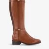DUNE Tap Leather Riding Boots For Womens Tan-leather -Dune London Sales Store unnamed file 1852