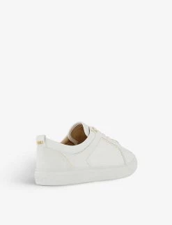 DUNE Estee Embossed Leather Low-top Trainers For Womens White-synthetic -Dune London Sales Store unnamed file 1899